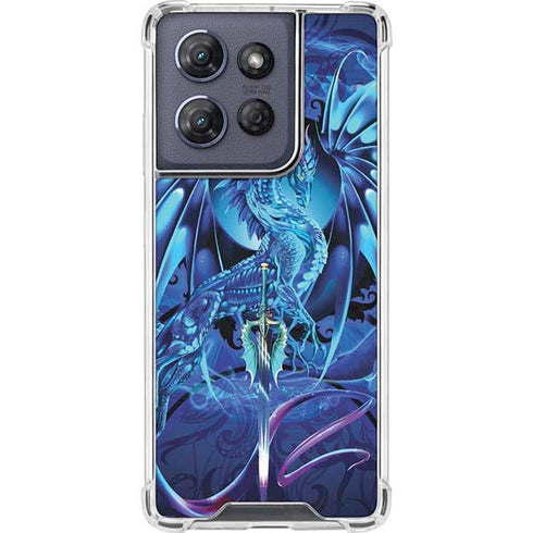 Ice Dragon by Ruth Thompson Moto G Power 5G (2025) Clear Case